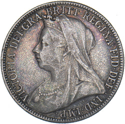 1899 Florin - Victoria British Silver Coin - Nice