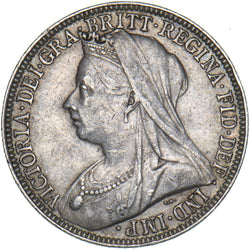 1900 Florin - Victoria British Silver Coin - Nice