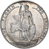 1902 Florin - Edward VII British Silver Coin - Very Nice
