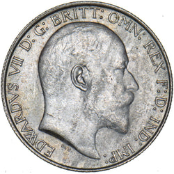 1910 Florin - Edward VII British Silver Coin - Very Nice