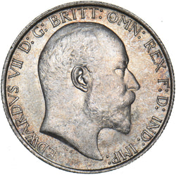 1910 Florin - Edward VII British Silver Coin - Superb