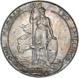 1910 Florin - Edward VII British Silver Coin - Superb