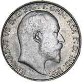 1910 Florin - Edward VII British Silver Coin - Superb