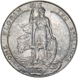 1910 Florin - Edward VII British Silver Coin - Superb