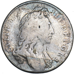 1696 Shilling (Extra A) - William III British Silver Coin