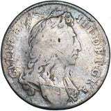 1696 Shilling (Extra A) - William III British Silver Coin