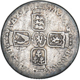 1696 Shilling (Extra A) - William III British Silver Coin