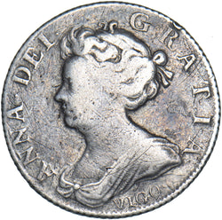 1703 VIGO Shilling - Anne British Silver Coin