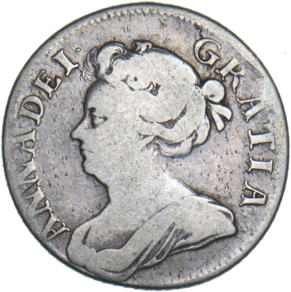 1709 Shilling - Anne British Silver Coin