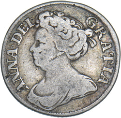 1711 Shilling - Anne British Silver Coin
