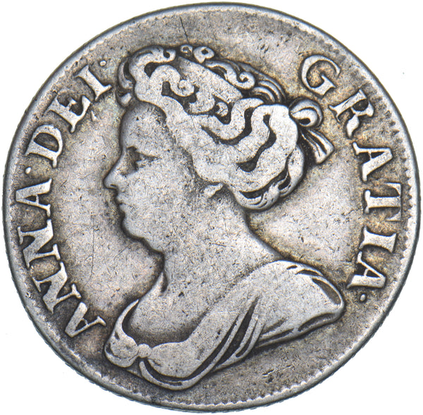 1711 Shilling - Anne British Silver Coin