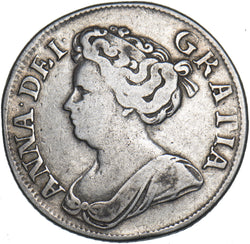 1711 Shilling - Anne British Silver Coin