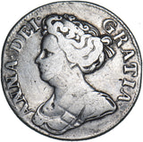 1711 Shilling - Anne British Silver Coin