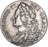 1745 LIMA Shilling - George II British Silver Coin - Nice