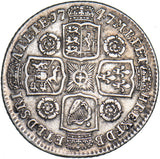 1747 Shilling - George II British Silver Coin - Nice