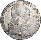 1787 Shilling - George III British Silver Coin - Nice