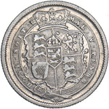1816 Shilling - George III British Silver Coin - Nice