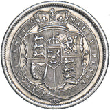 1816 Shilling - George III British Silver Coin - Very Nice