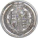 1816 Shilling - George III British Silver Coin - Very Nice