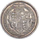 1817 Shilling (High 7) - George III British Silver Coin - Very Nice
