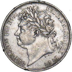 1821 Shilling - George IV British Silver Coin - Nice