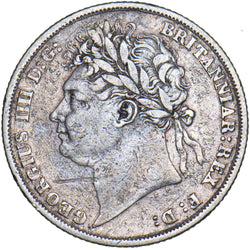 1824 Shilling - George IV British Silver Coin