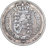 1824 Shilling - George IV British Silver Coin