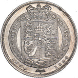 1824 Shilling - George IV British Silver Coin - Very Nice