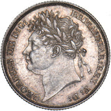 1825 Shilling (Laureate Head) - George IV British Silver Coin - Very Nice