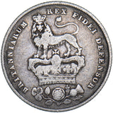 1825 Shilling (Bare Head) - George IV British Silver Coin
