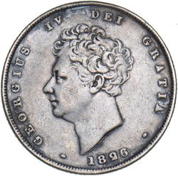 1826 Shilling - George IV British Silver Coin