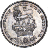 1826 Shilling - George IV British Silver Coin - Very Nice