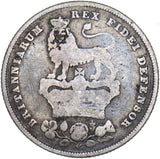 1827 Shilling - George IV British Silver Coin