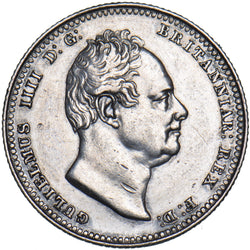 1834 Shilling - William IV British Silver Coin - Very Nice