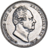 1834 Shilling - William IV British Silver Coin - Very Nice