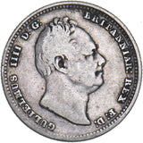 1835 Shilling - William IV British Silver Coin