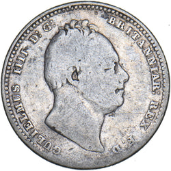 1836 Shilling - William IV British Silver Coin