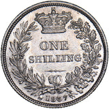 1837 Shilling - William IV British Silver Coin - Nice