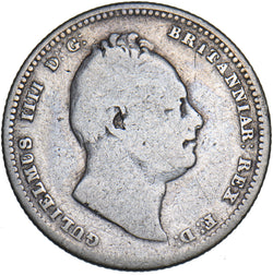 1837 Shilling - William IV British Silver Coin