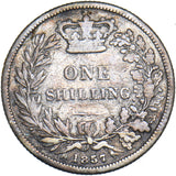 1857 Shilling - Victoria British Silver Coin
