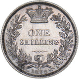 1878 Shilling (Die no. 65) - Victoria British Silver Coin - Very Nice