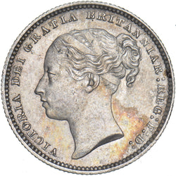 1884 Shilling - Victoria British Silver Coin - Very Nice