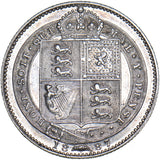 1887 Shilling - Victoria British Silver Coin - Nice