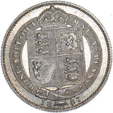 1887 Shilling - Victoria British Silver Coin - Superb