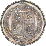 1887 Shilling - Victoria British Silver Coin - Superb