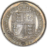 1888 Shilling - Victoria British Silver Coin - Very Nice