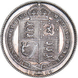 1889 Shilling - Victoria British Silver Coin - Very Nice