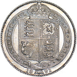 1891 Shilling - Victoria British Silver Coin - Very Nice