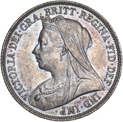 1895 Shilling - Victoria British Silver Coin - Very Nice