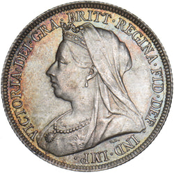 1895 Shilling - Victoria British Silver Coin - Superb